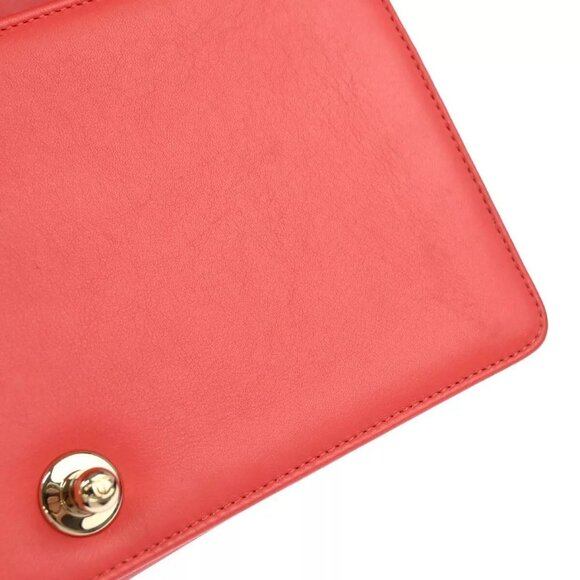 Boy Chanel Pink Lambskin Chevron Medium Double Chain Shoulder Bag 57075 - Picture 8 of 11